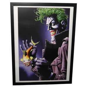Joker Framed 12x16 Comic Cover Art by Brian‎ Bolland | DC Comics